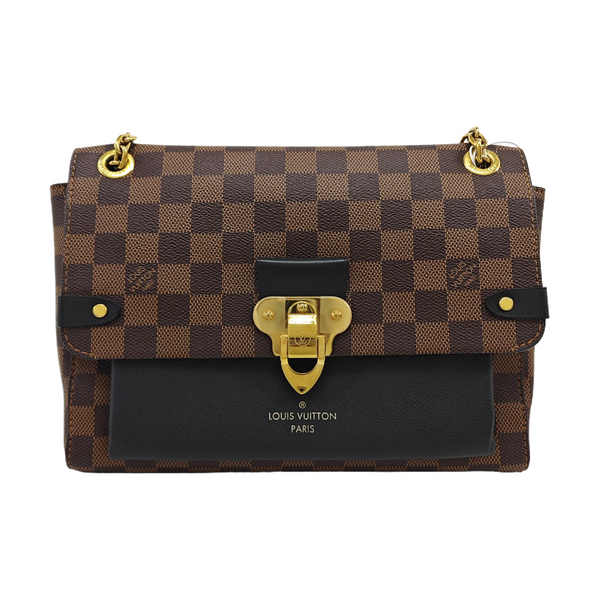 VAVIN PM Damier Ebene Coated Canvas Brown