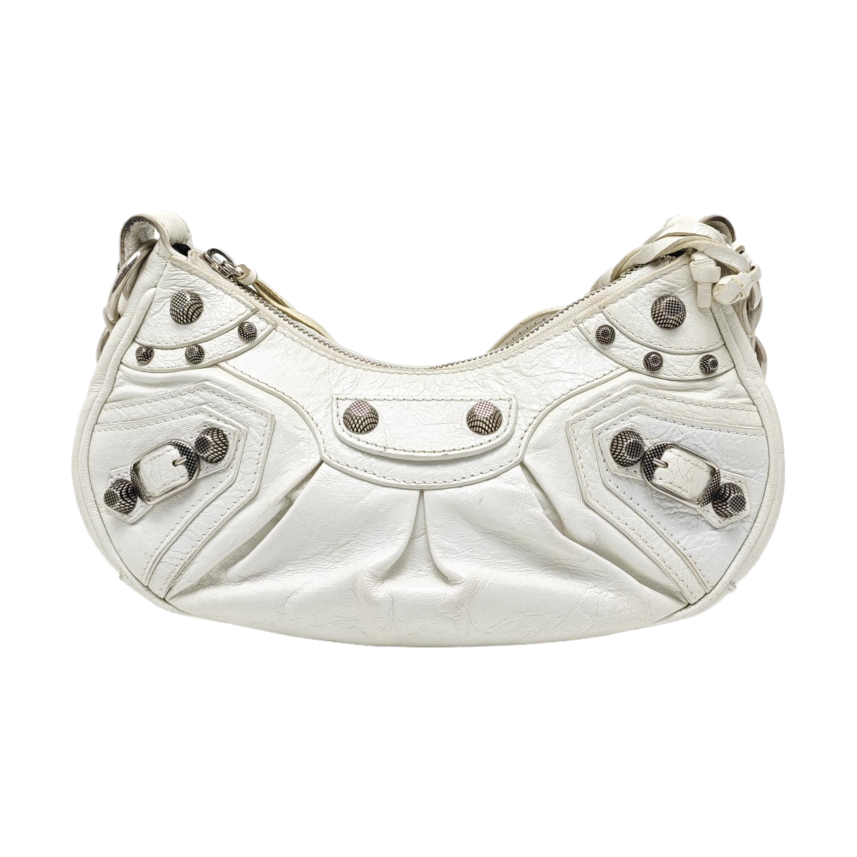 Le Cagole Small Lambskin White