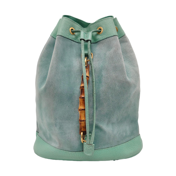 Suede Backpack Green