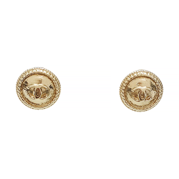 Metal Gold Stud Earrings