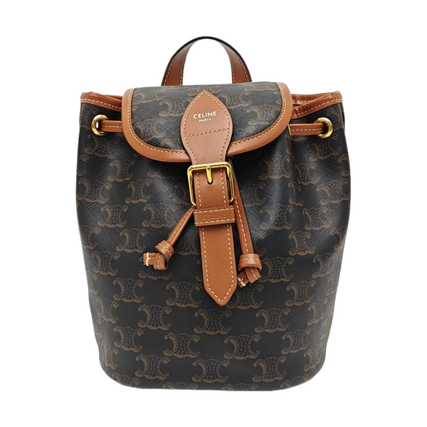TRIOMPHE Mini Coated Canvas Brown