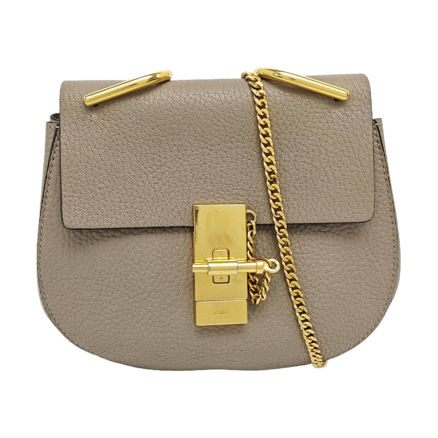 Drew Mini Calfskin Gray