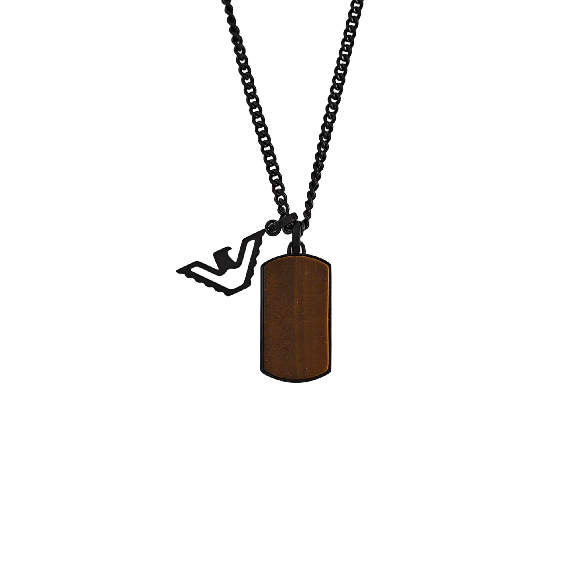 Stainless Steel Black Necklace