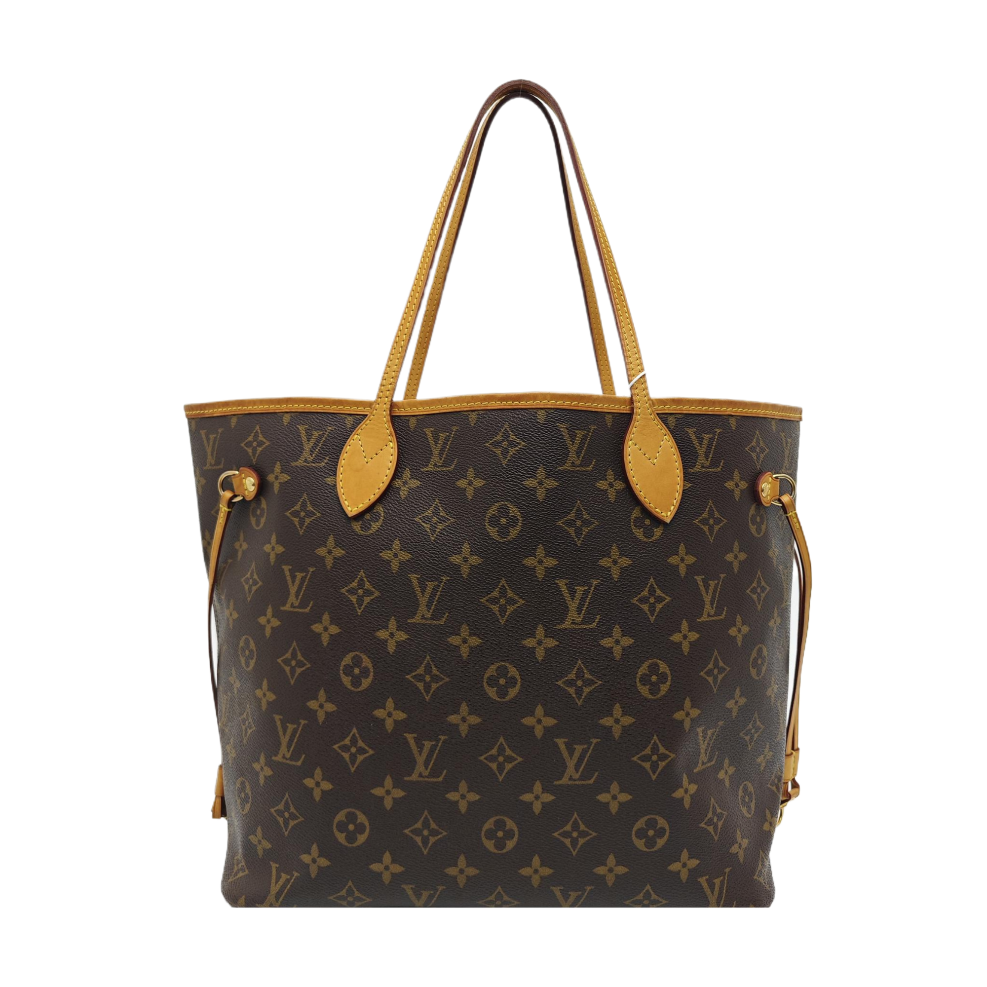 NEVERFULL MM Monogram Coated Canvas Brown