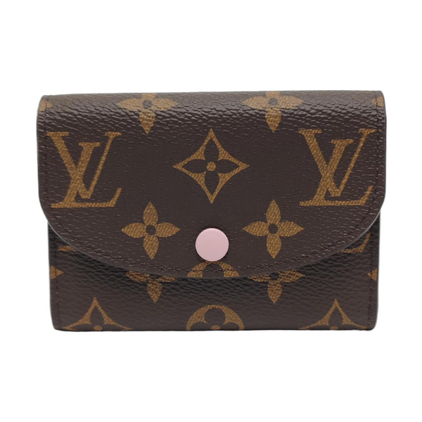 ROSALIE Monogram Coated Canvas Brown Wallet