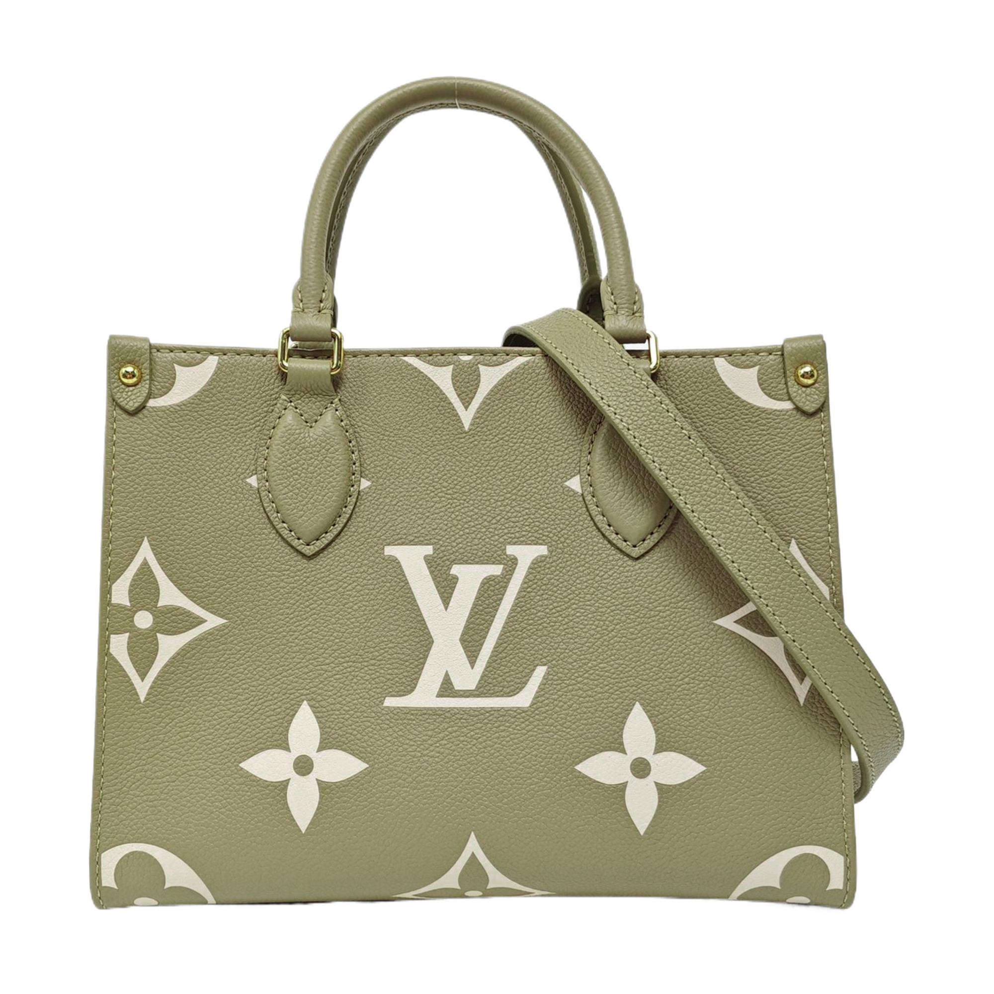 ONTHEGO PM Monogram Calfskin Green