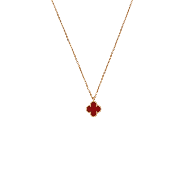 Sweet Alhambra 18k Rose Gold Necklace