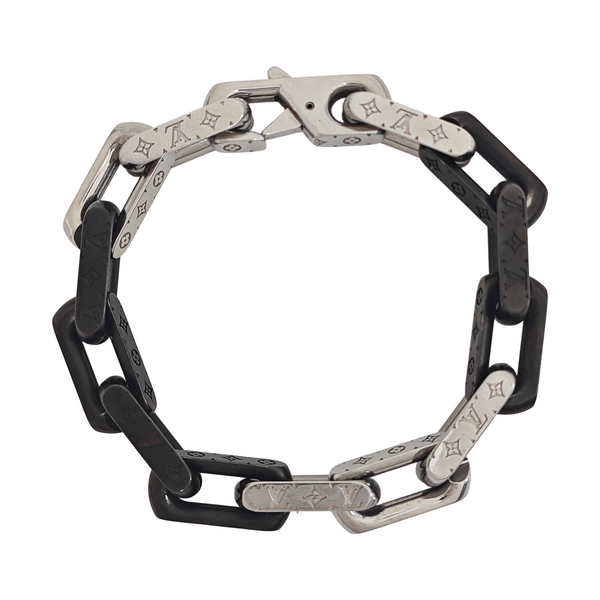 MONOGRAM CHAIN Metal Silver Bracelet