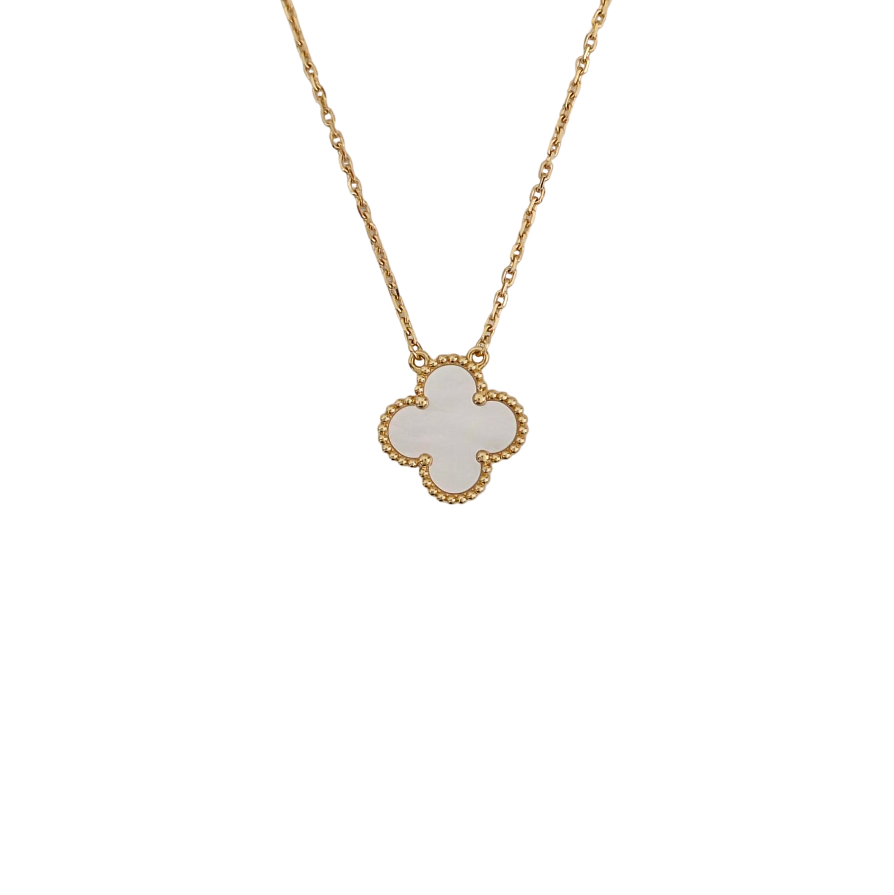 Vintage Alhambra 18k Gold Necklace