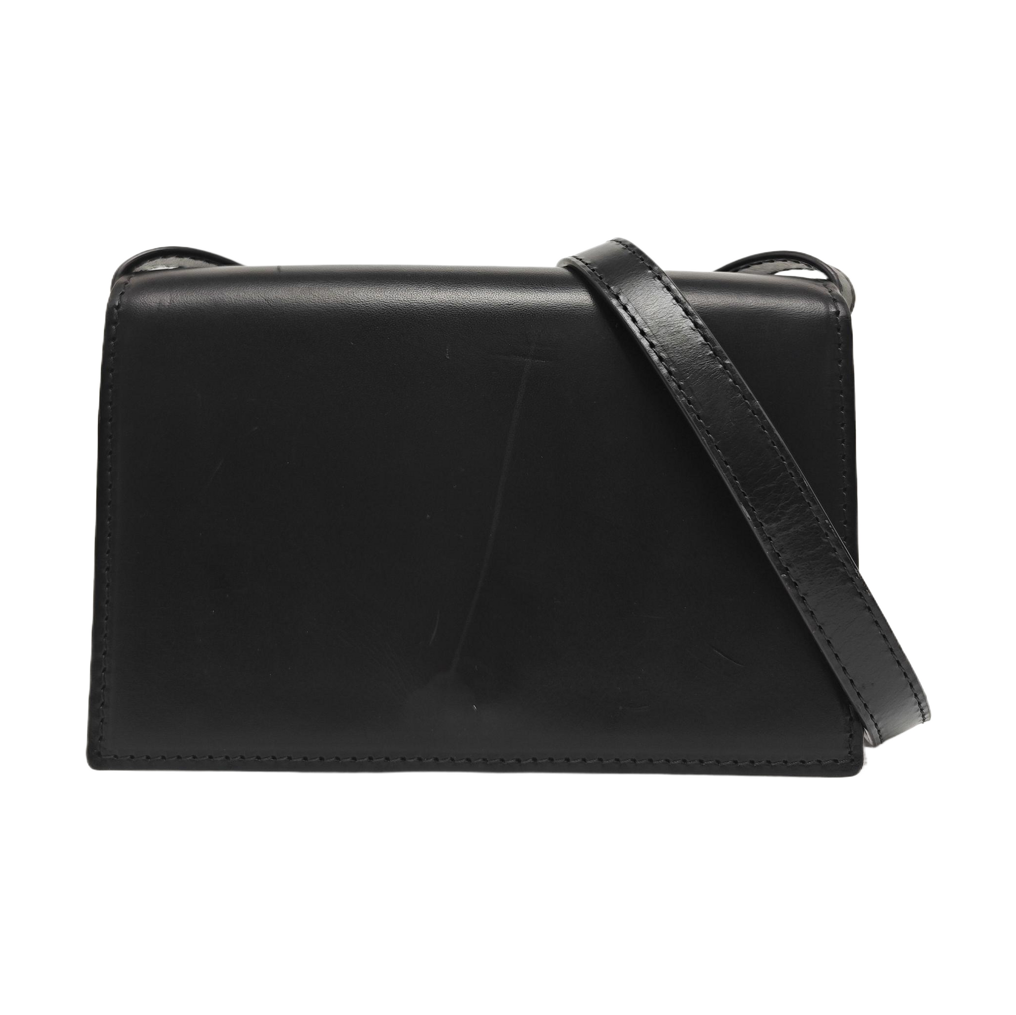Calfskin Shoulder Bag Black