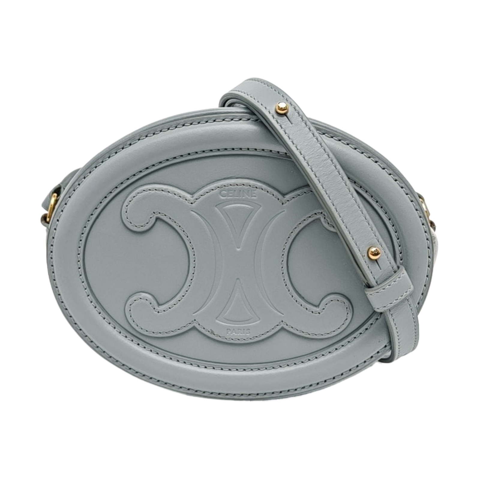 TRIOMPHE Mini Calfskin Blue