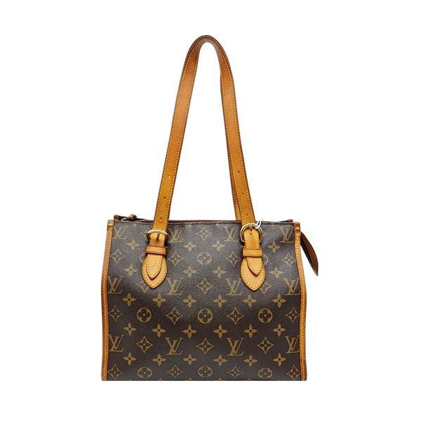 POPINCOURT Monogram Coated Canvas Brown