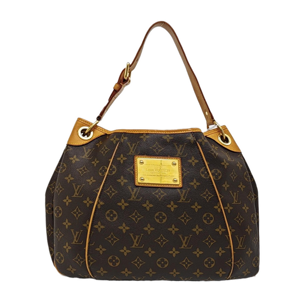 GALLIERA PM Monogram Coated Canvas Brown