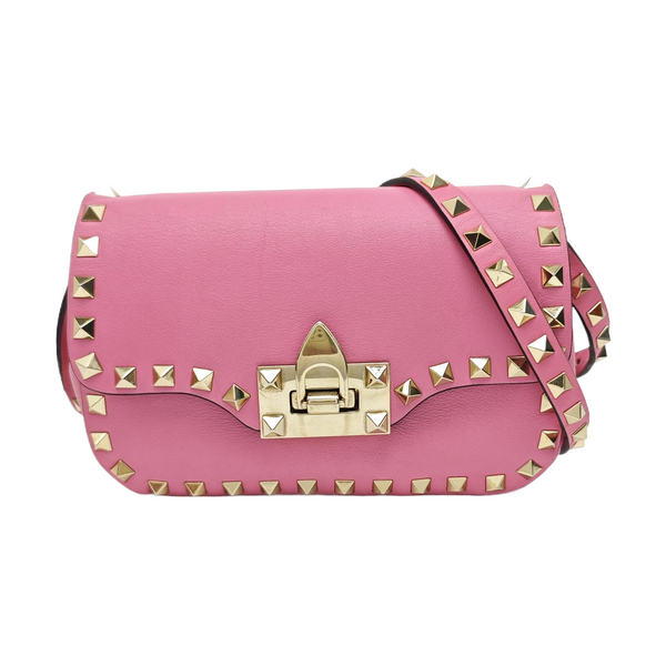 Rockstud Mini Calfskin Pink
