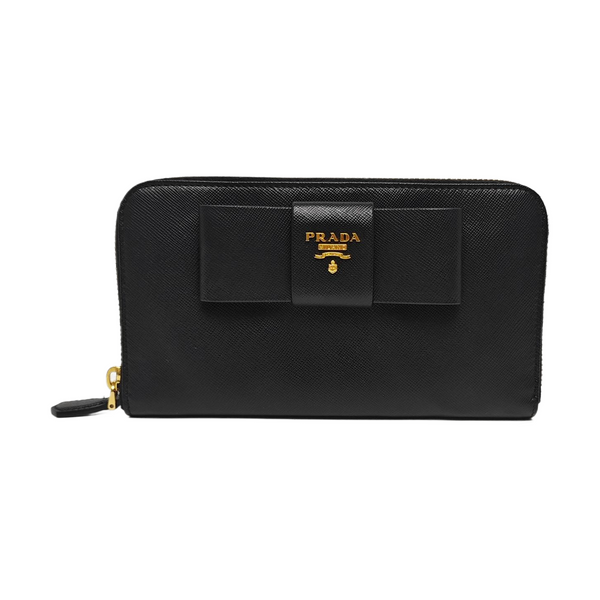 Saffiano Calfskin Wallet Black
