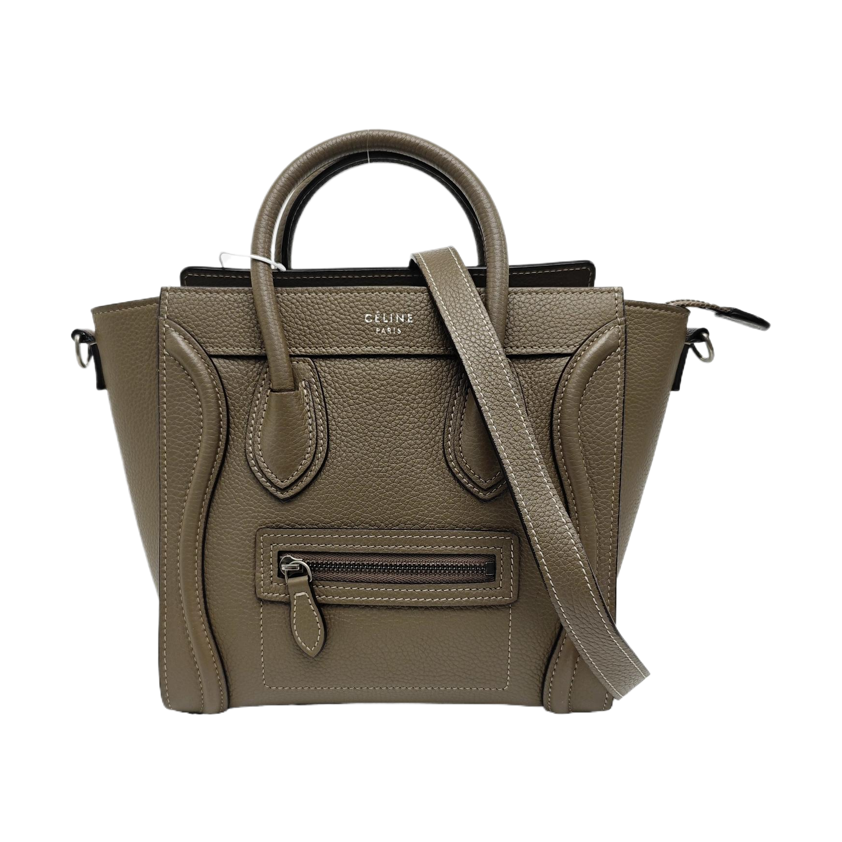 LUGGAGE Nano Calfskin Gray