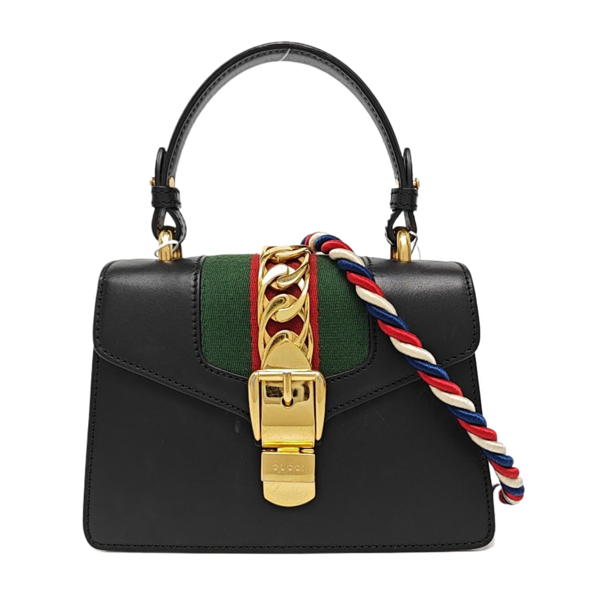 Sylvie Mini Calfskin Black