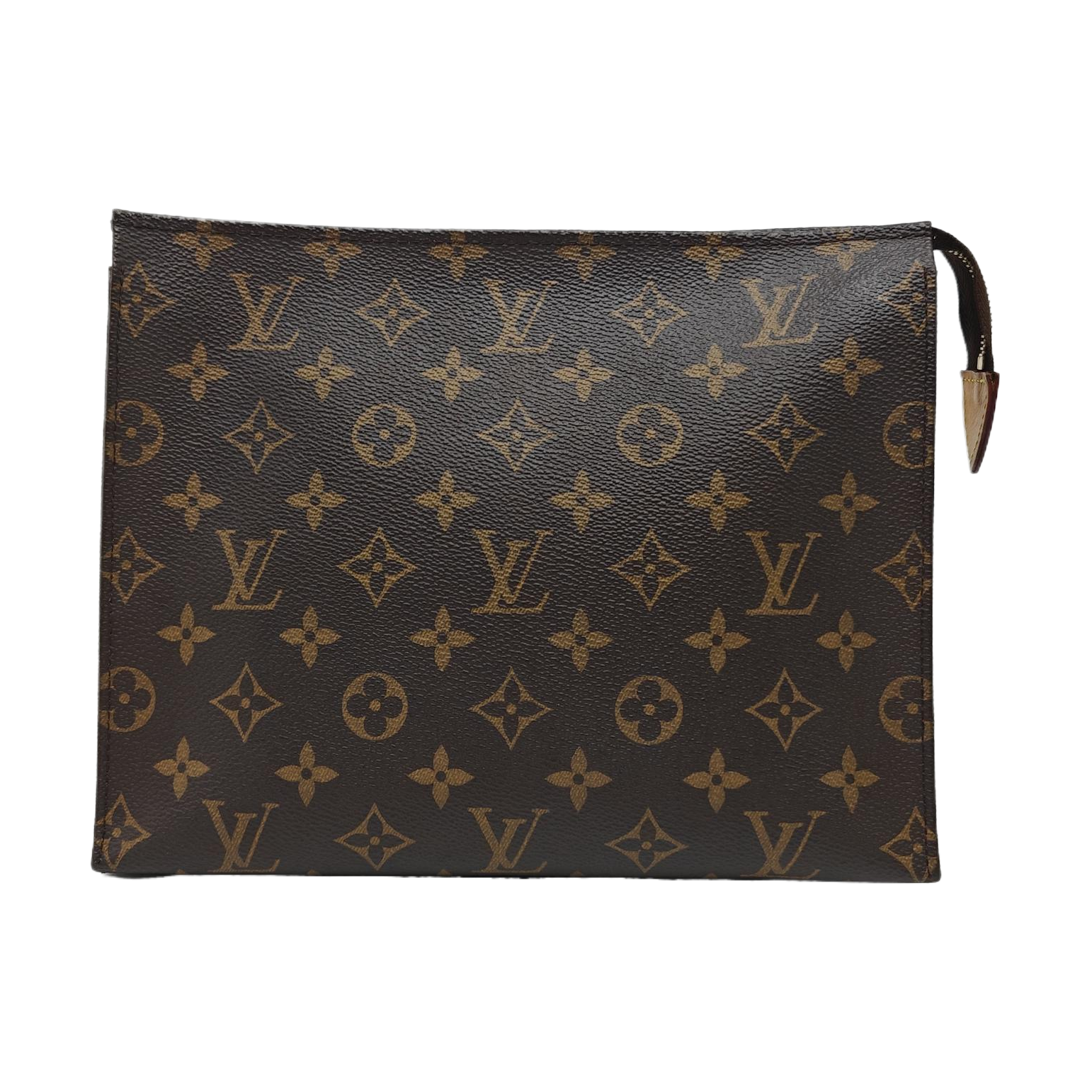 TOILET POCKET 26 Monogram Coated Canvas Brown