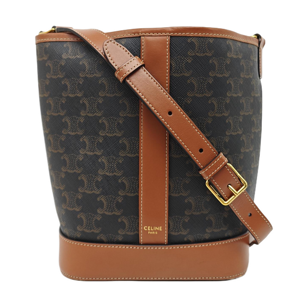 TRIOMPHE CANVAS Small Coated Canvas Brown