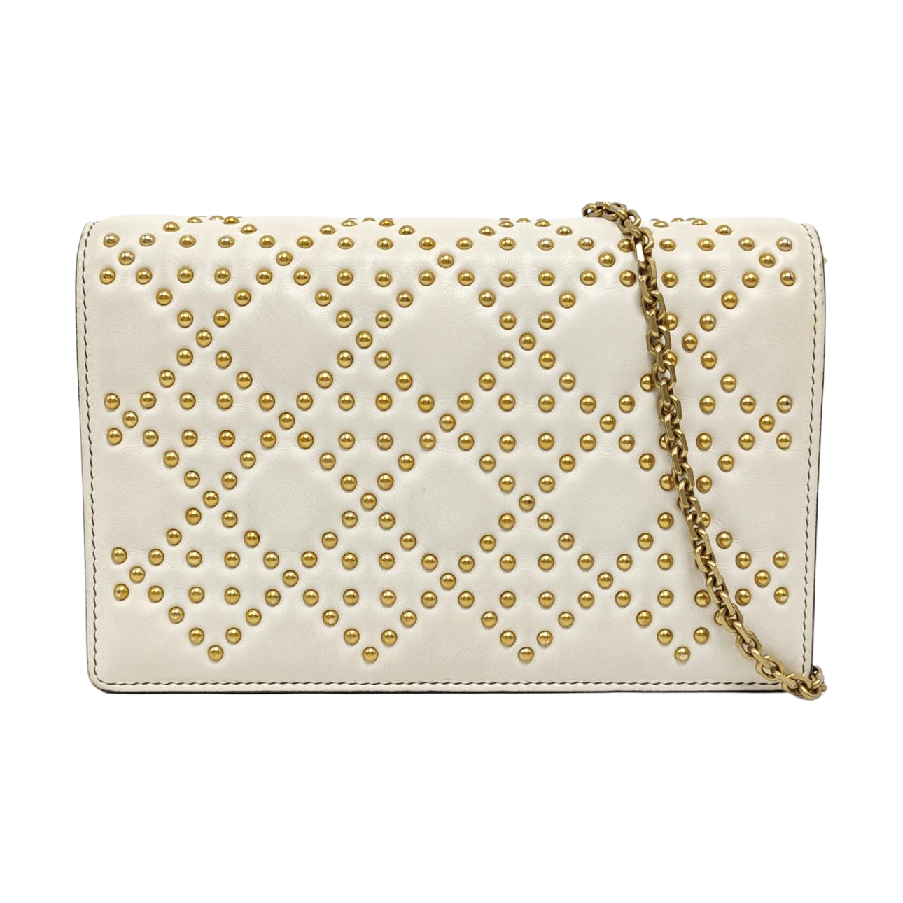 Calfskin Shoulder Bag White