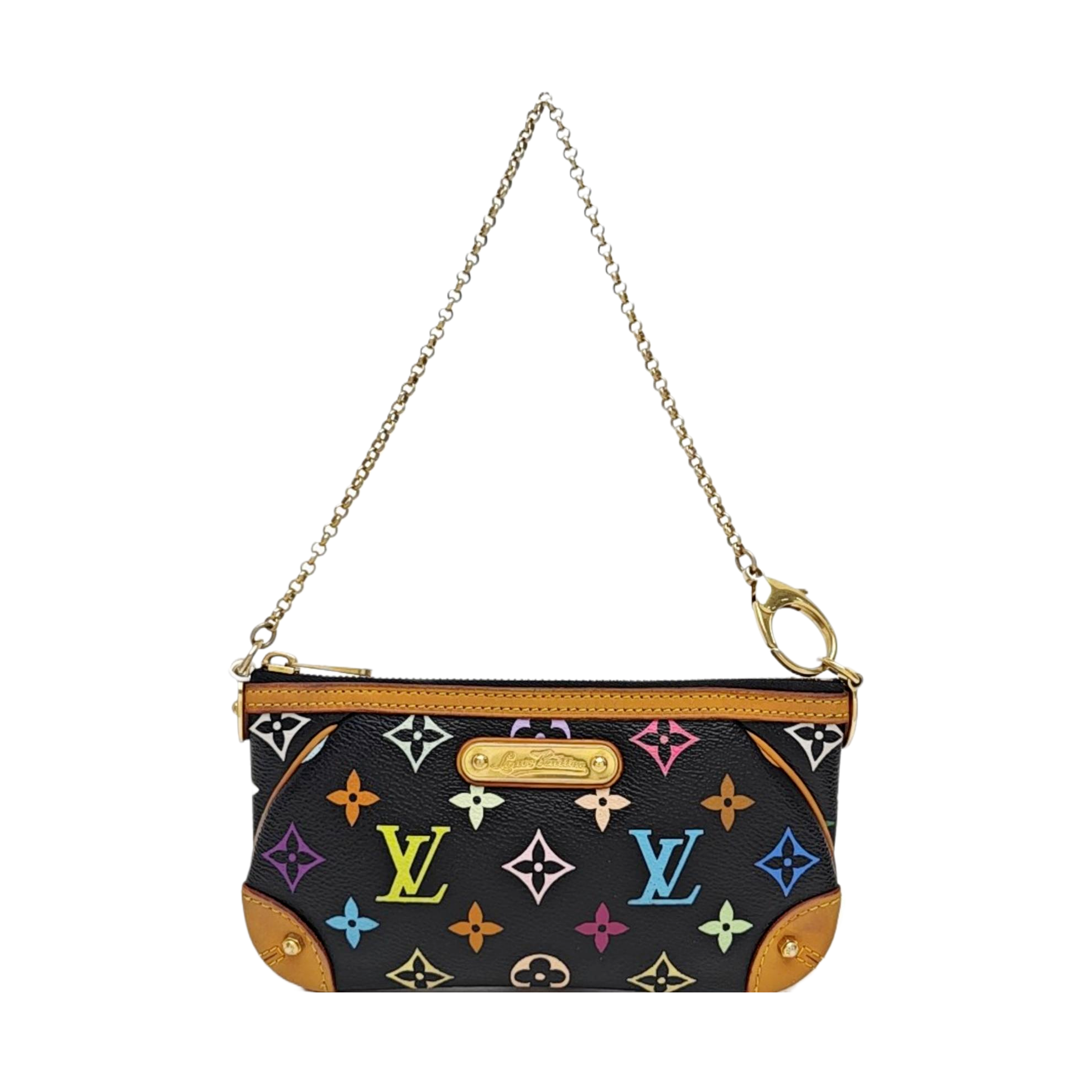 LV × TM VINTAGE MILLA Monogram Coated Canvas Black