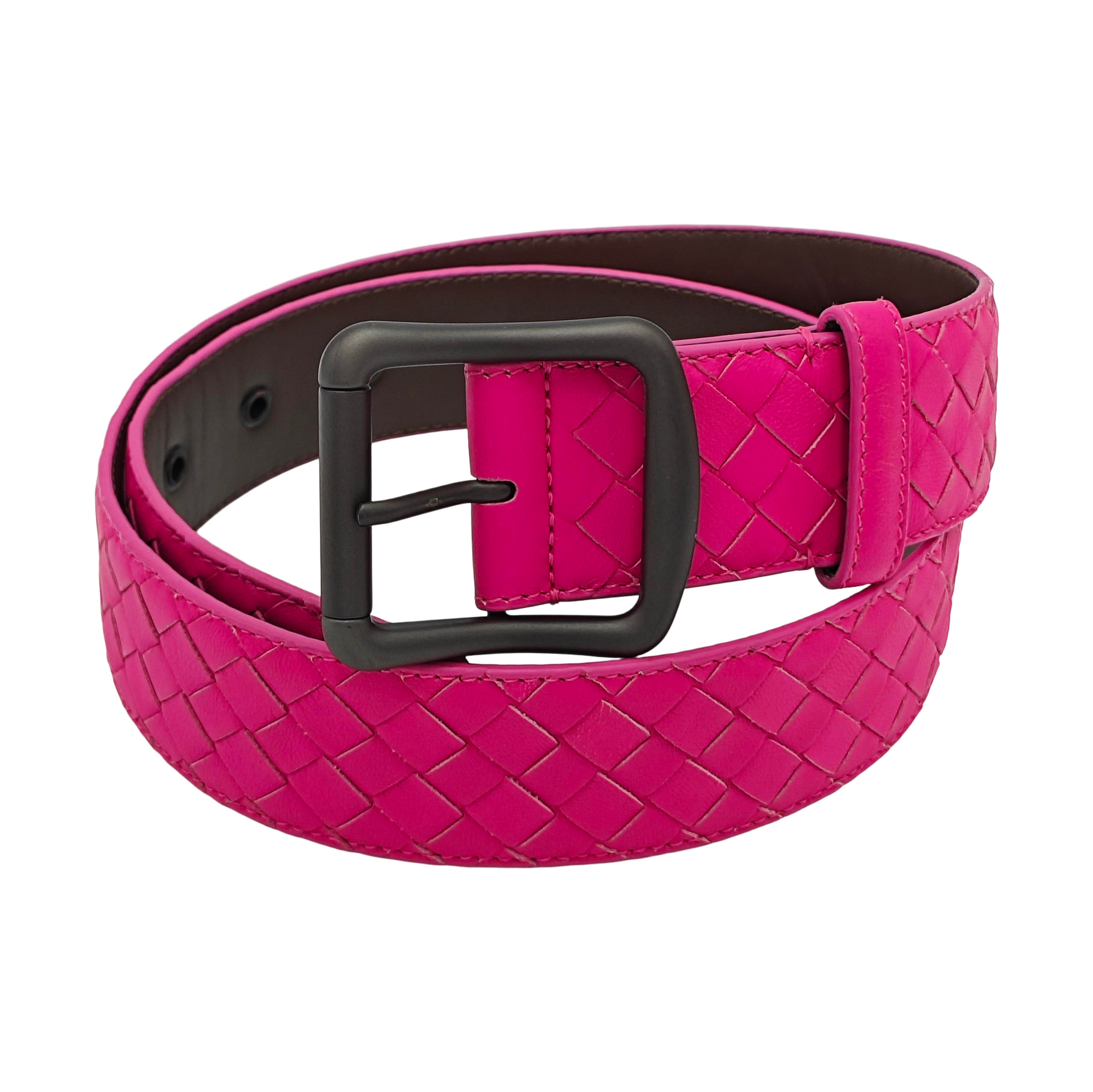 Leather Belt Red