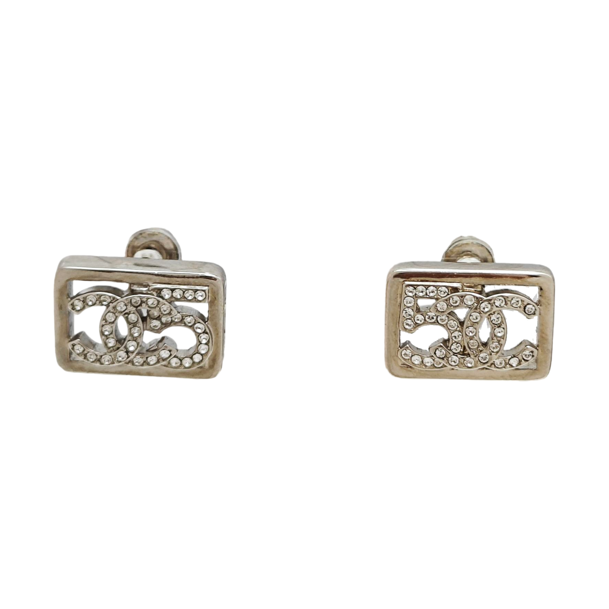 Metal Silver Stud Earrings