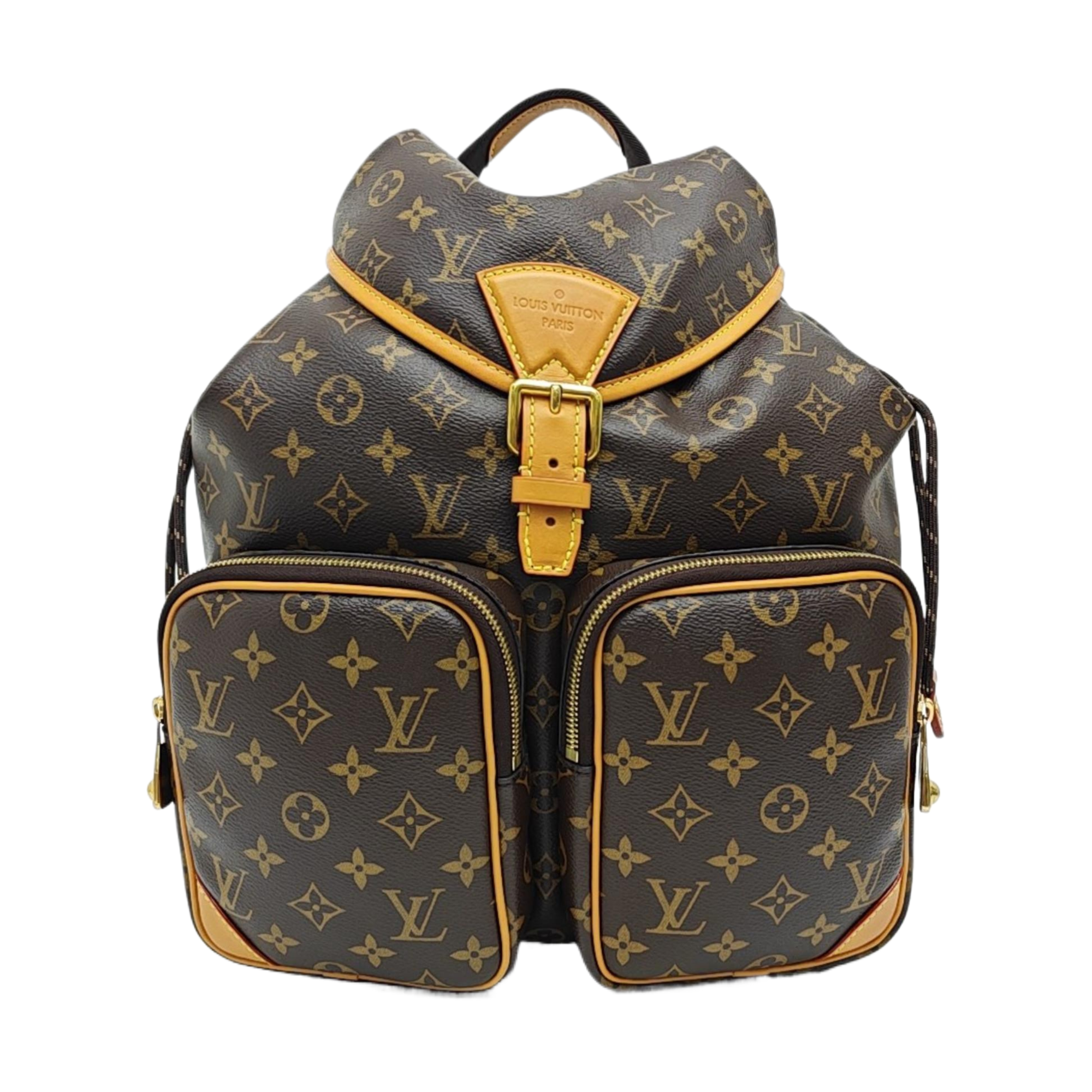 MONTSOURIS CARGO Monogram Coated Canvas Brown