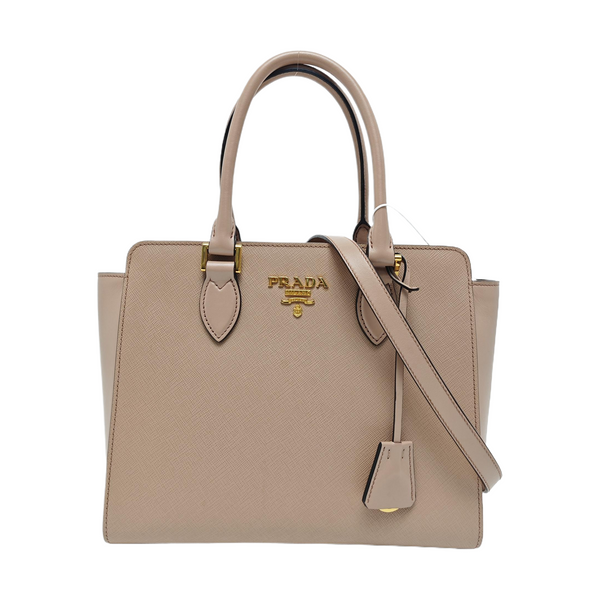 Saffiano Calfskin Tote Bag Pink
