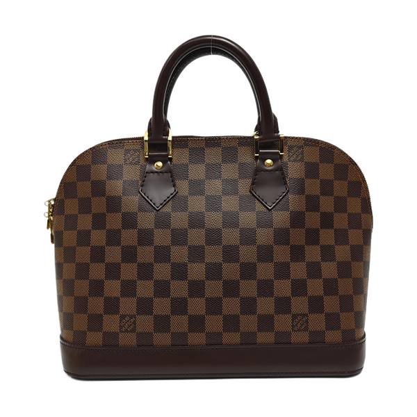 ALMA PM Damier Ebene Coated Canvas Brown