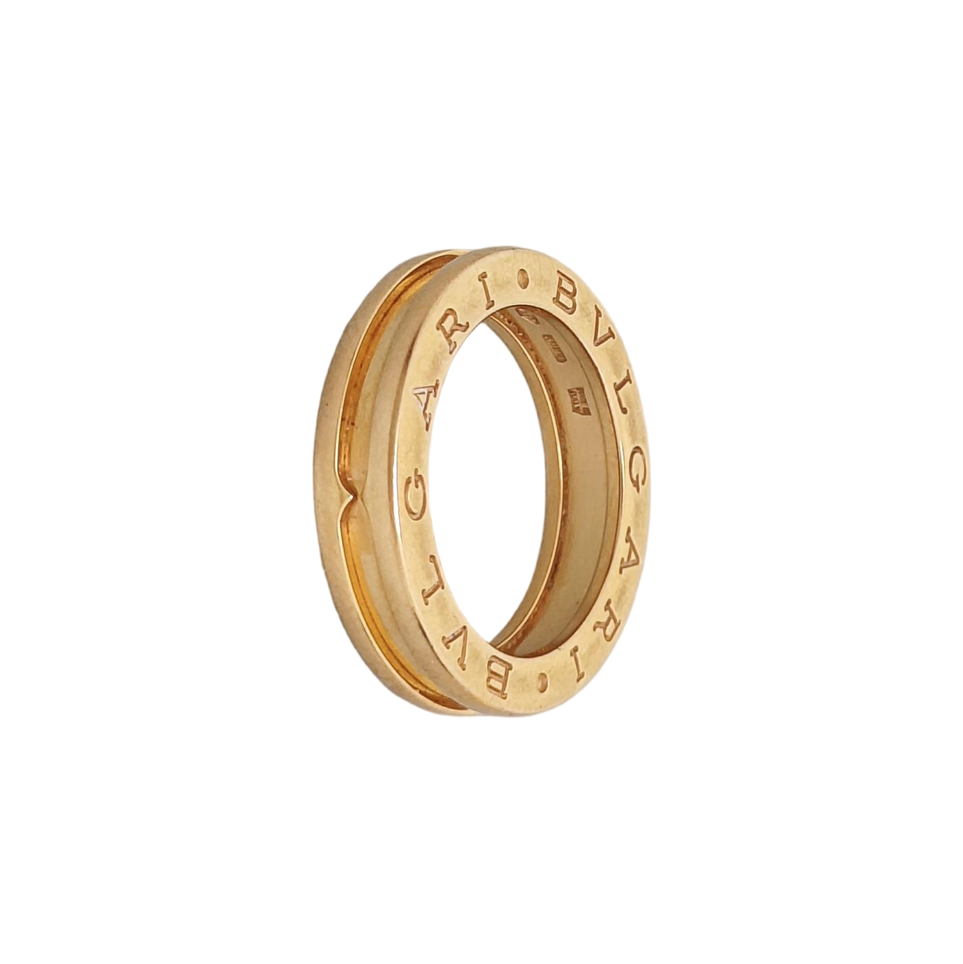 B.ZERO1 18k Rose Gold Ring EU 50