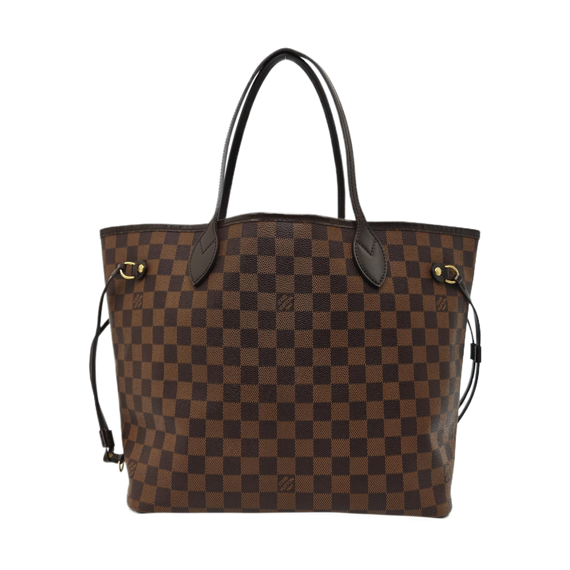 NEVERFULL MM Damier Ebene Coated Canvas Brown