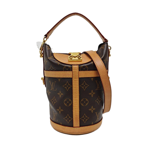 DUFFLE Monogram Coated Canvas Brown