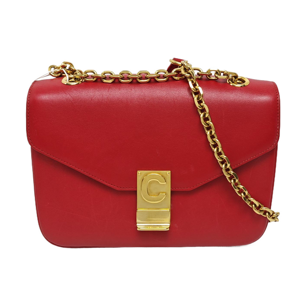 C Medium Calfskin Red