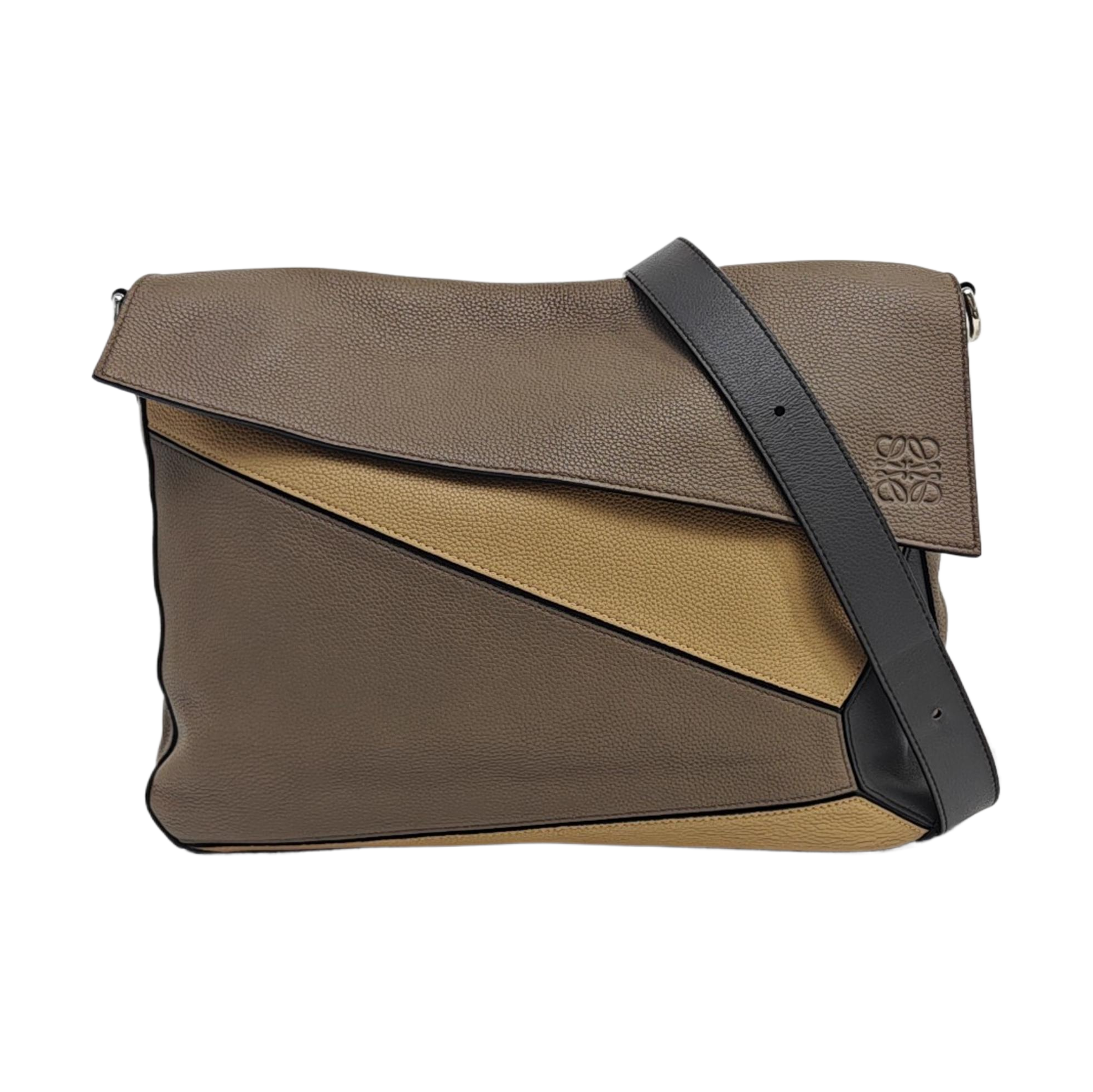 Puzzle Large Calfskin Brown