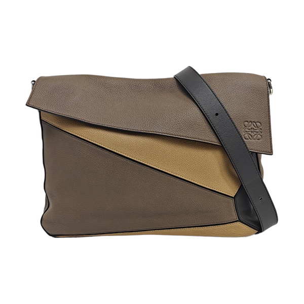 Puzzle Large Calfskin Brown