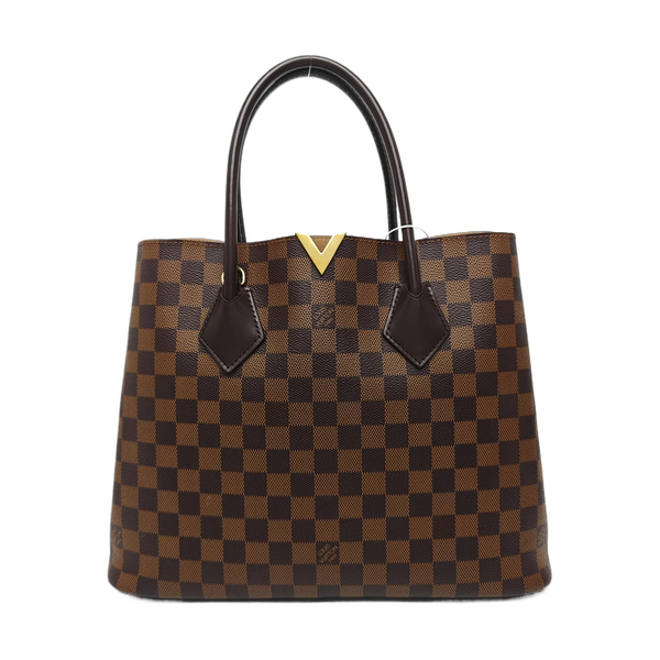 KENSINGTON BOWLING Damier Ebene Coated Canvas Brown