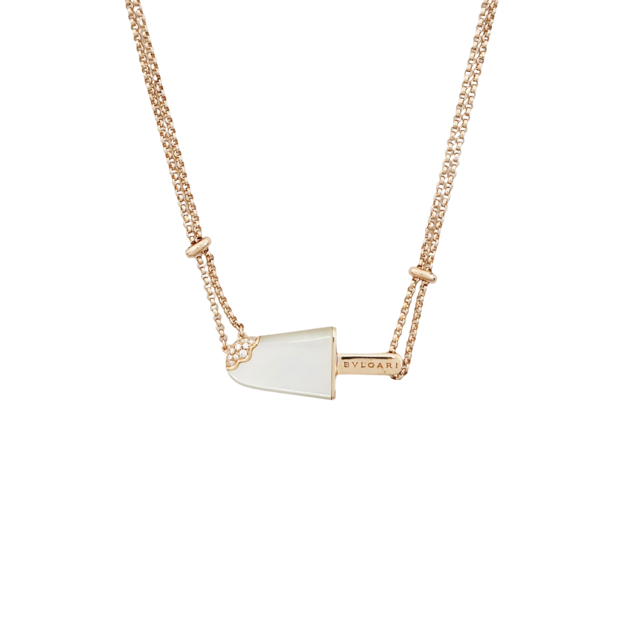 BVLGARI BVLGARI 18k Rose Gold Necklace
