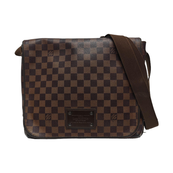 BROOKLYN Damier Ebene Coated Canvas Brown