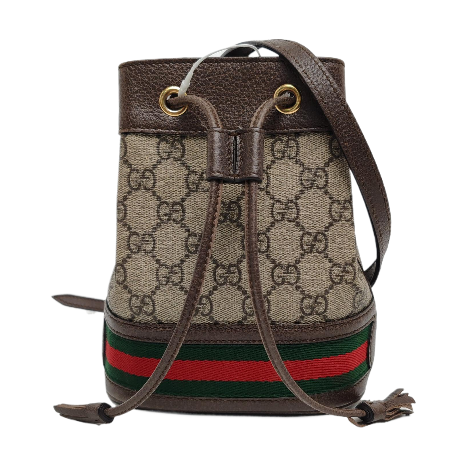 Ophidia Mini Monogram Coated Canvas Beige