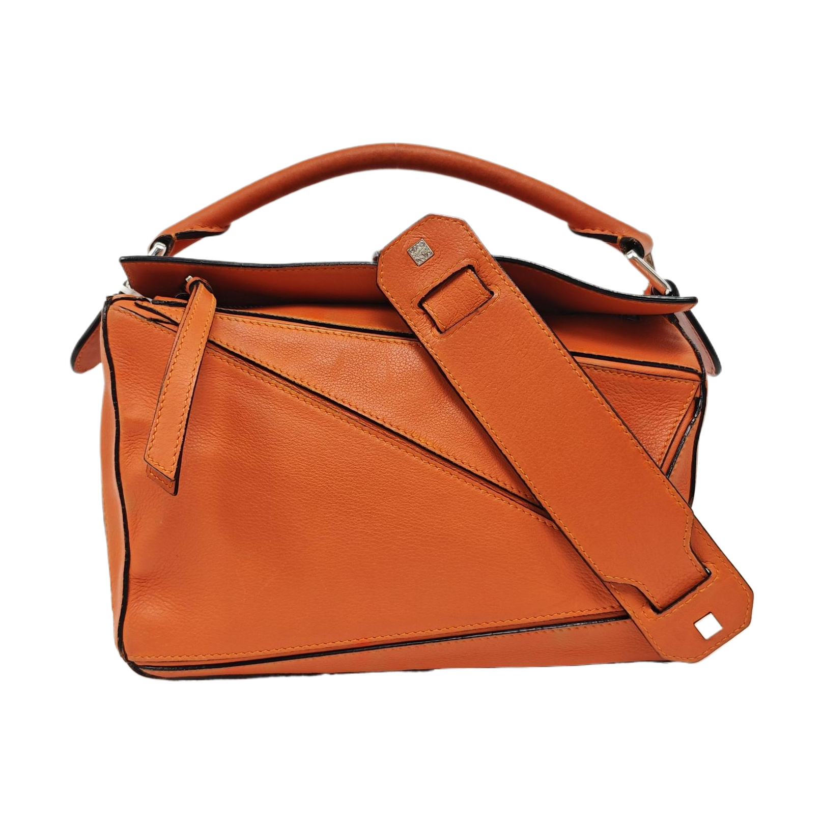 Authenticated pre-owned  Puzzle Calfskin Orange - Shoulder Bag at Looply