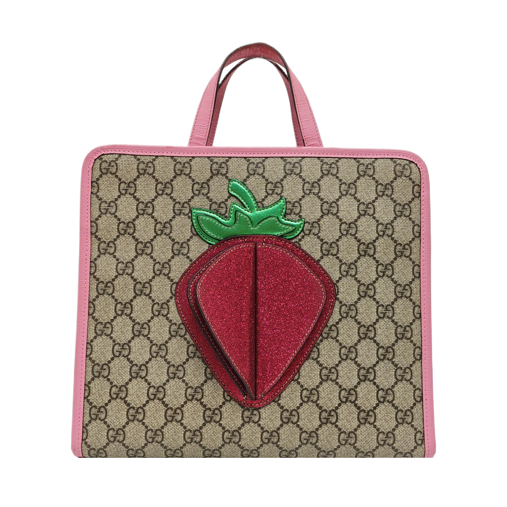 Children’s GG Bucket Monogram Coated Canvas Beige