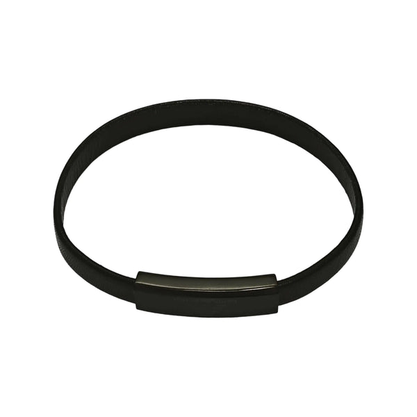 Leather Black Bracelet