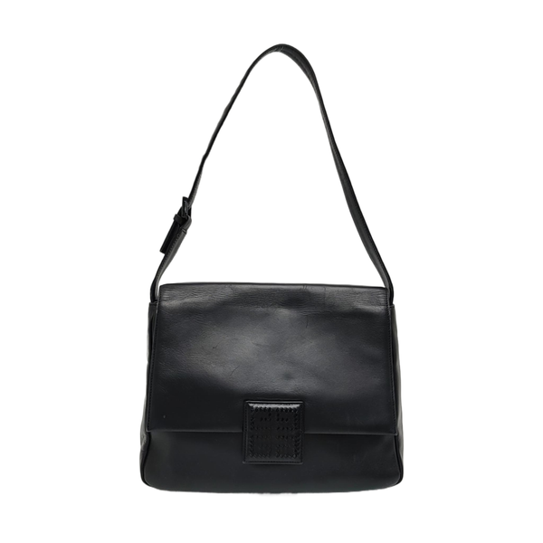 Calfskin Shoulder Bag Black