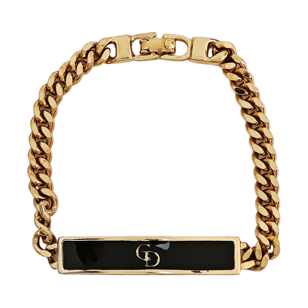 Petit CD Metal Gold Bracelet