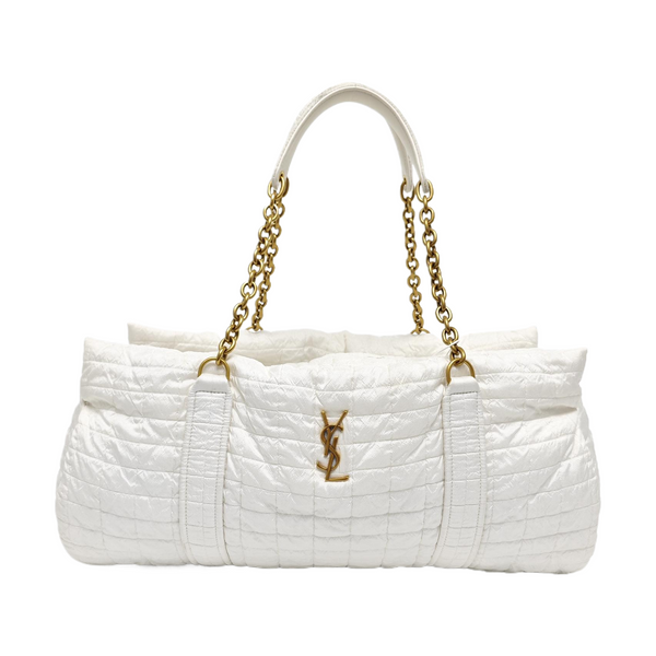 Quilted Fabric White