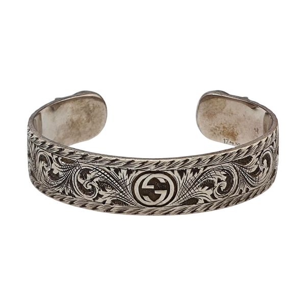 Le Marché Des Merveilles 925 Sterling Silver Gray Bangle
