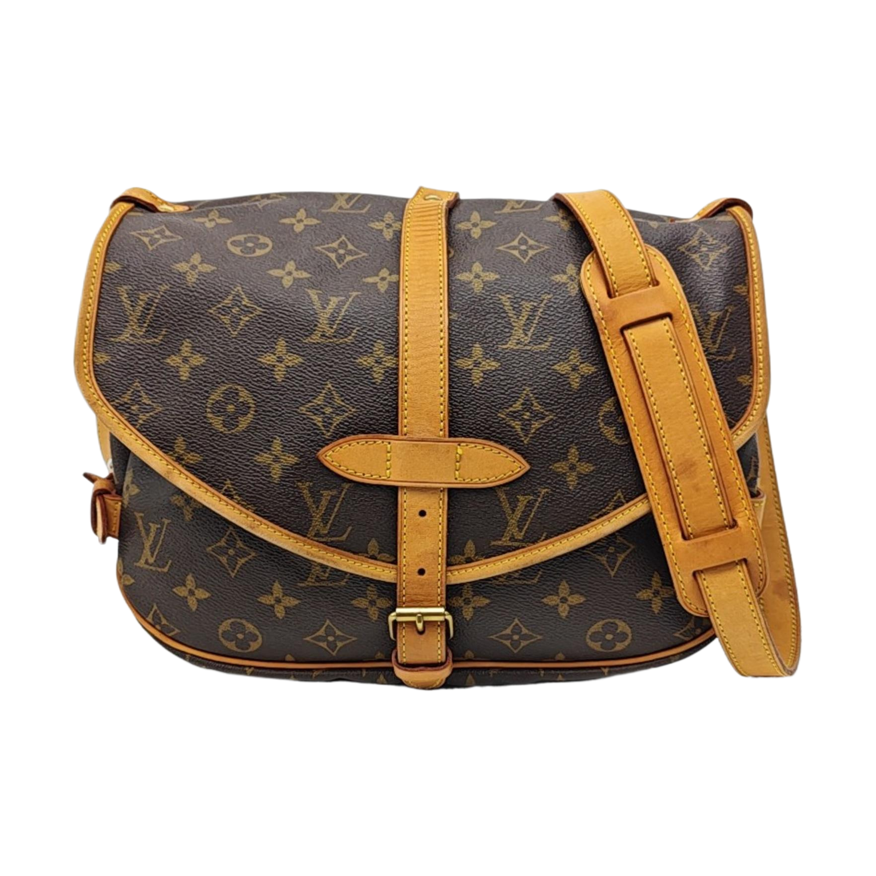 MARNE Monogram Coated Canvas Brown