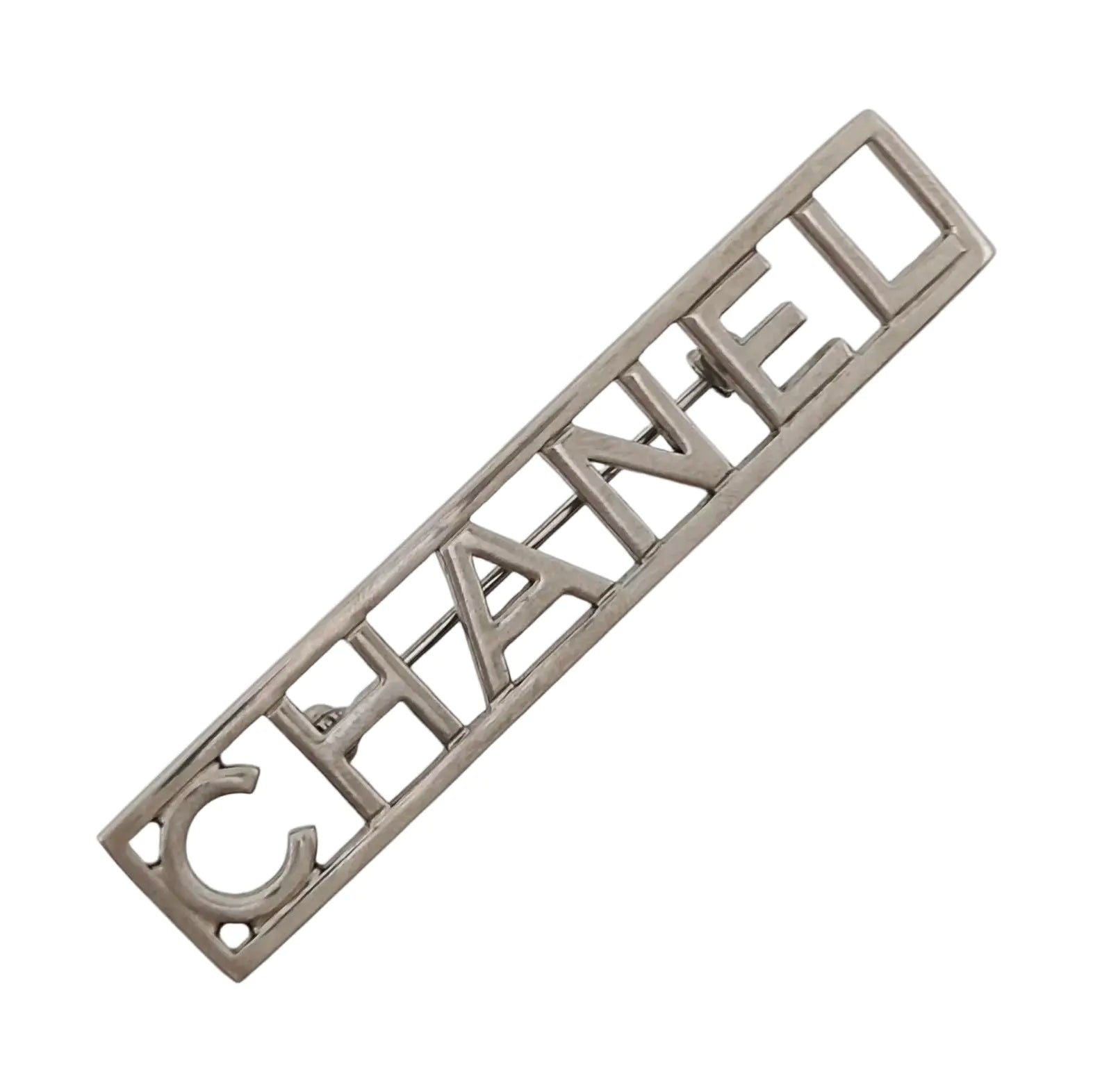 Metal Gray Brooch
