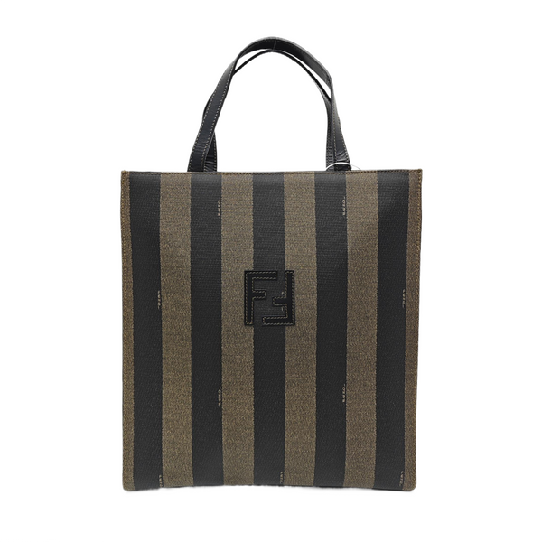 Coated Canvas Backpack Brown